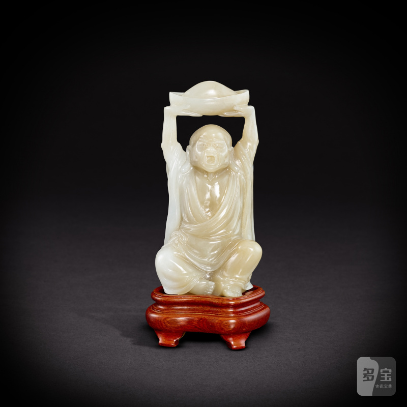 A set of eighteen jade Luohan figures, 20th century | 二十世紀 玉雕十八羅漢一套 - 图5